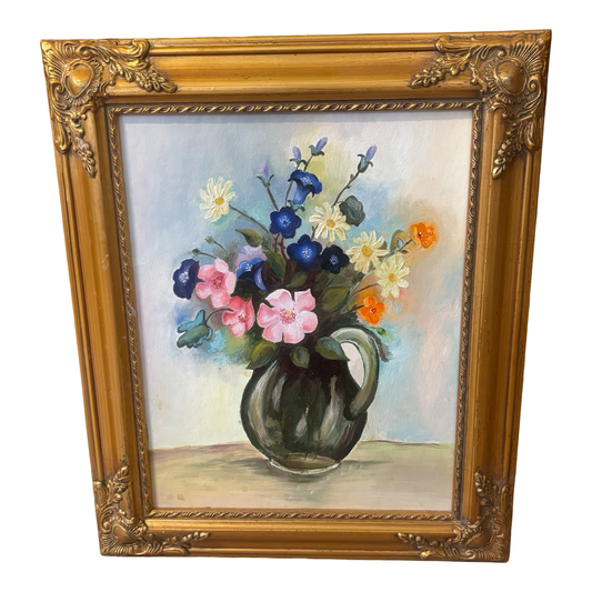 Gold Framed Floral Painting