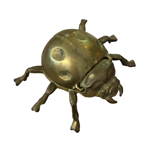 Brass Ladybug Ashtray