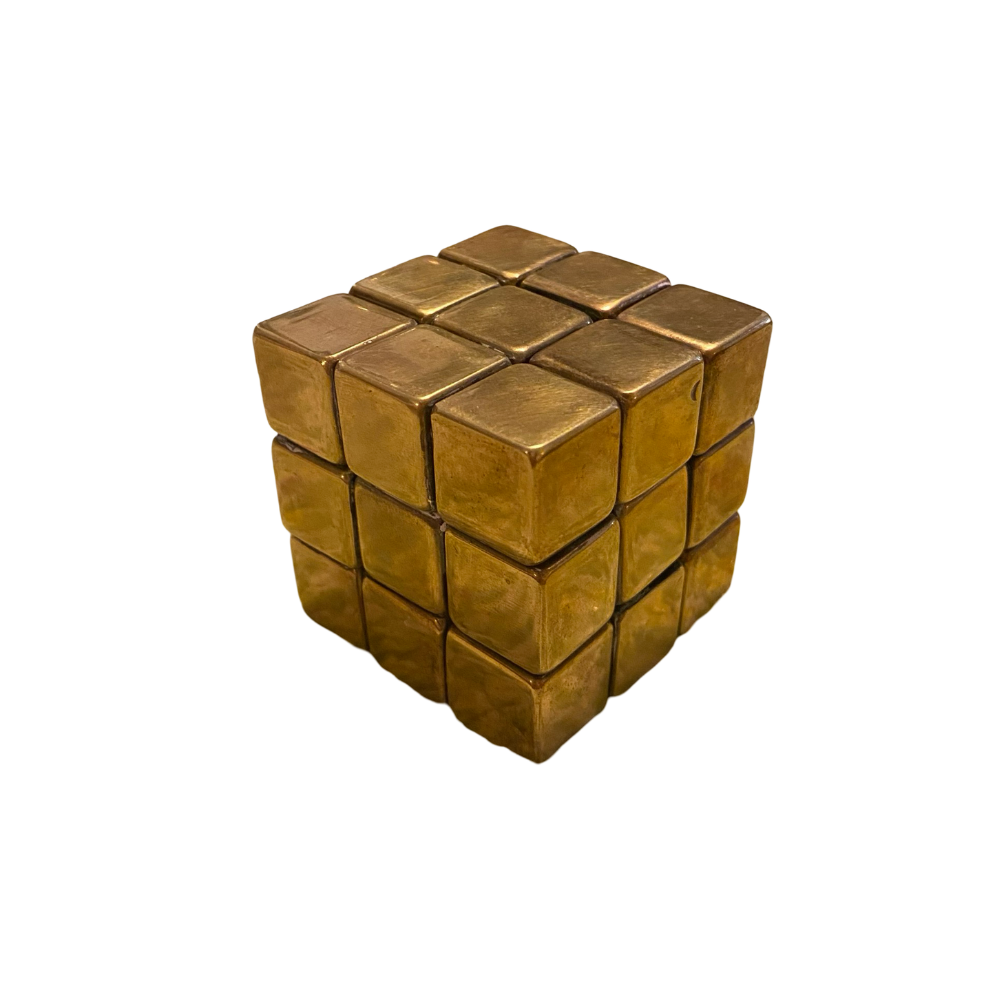 Brass Rubik’s Cube