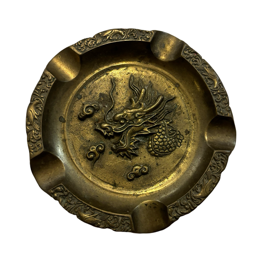 Brass Dragon Ashtray