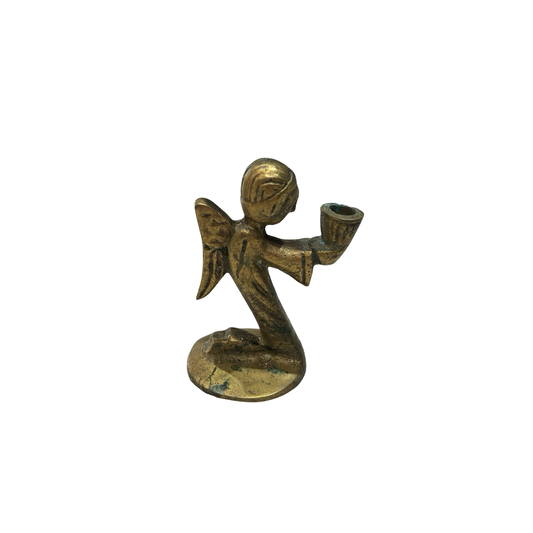 Brass Angel Mini Candlestick