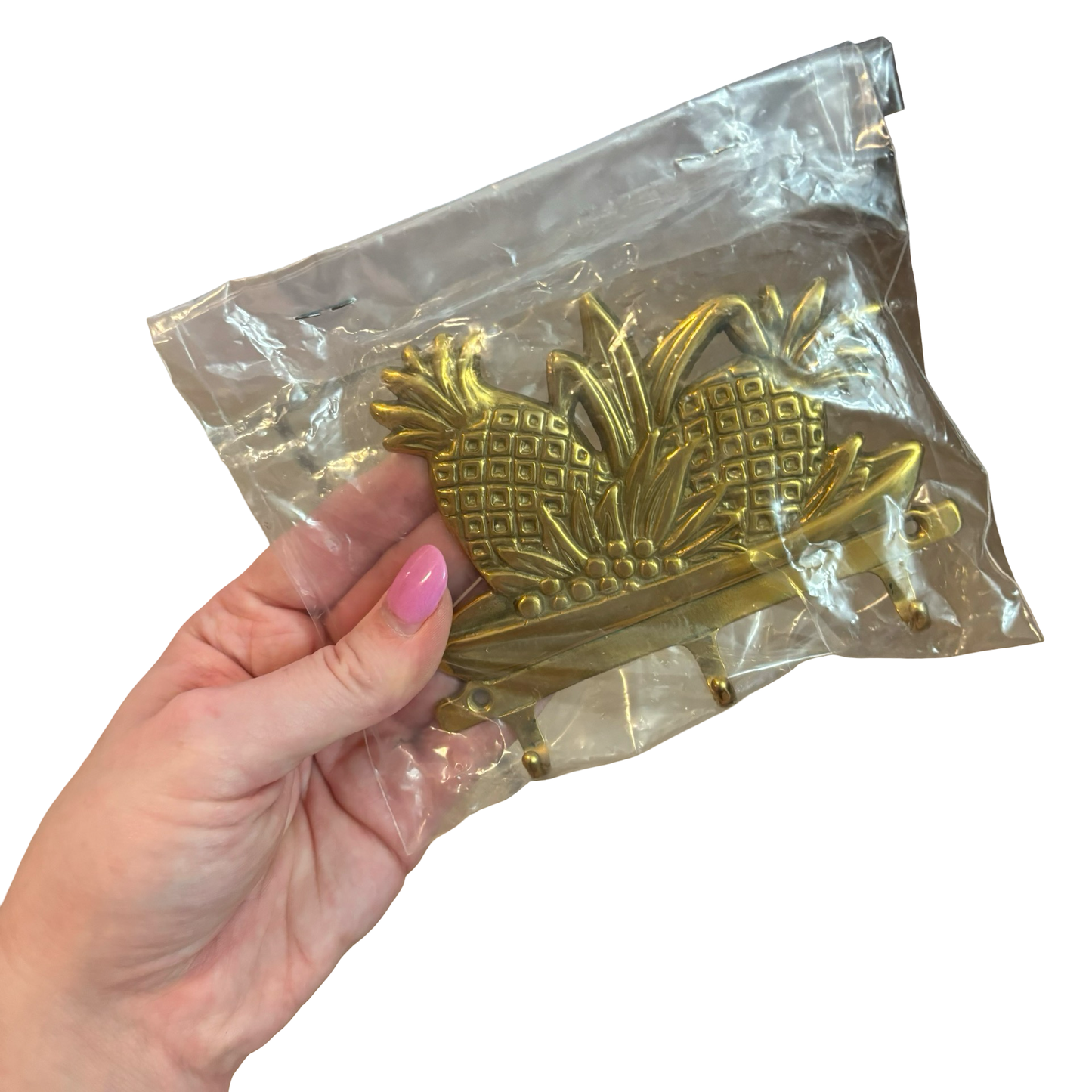 Brass Pineapple Wall Hook