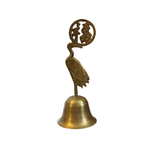 Brass Heron Bell