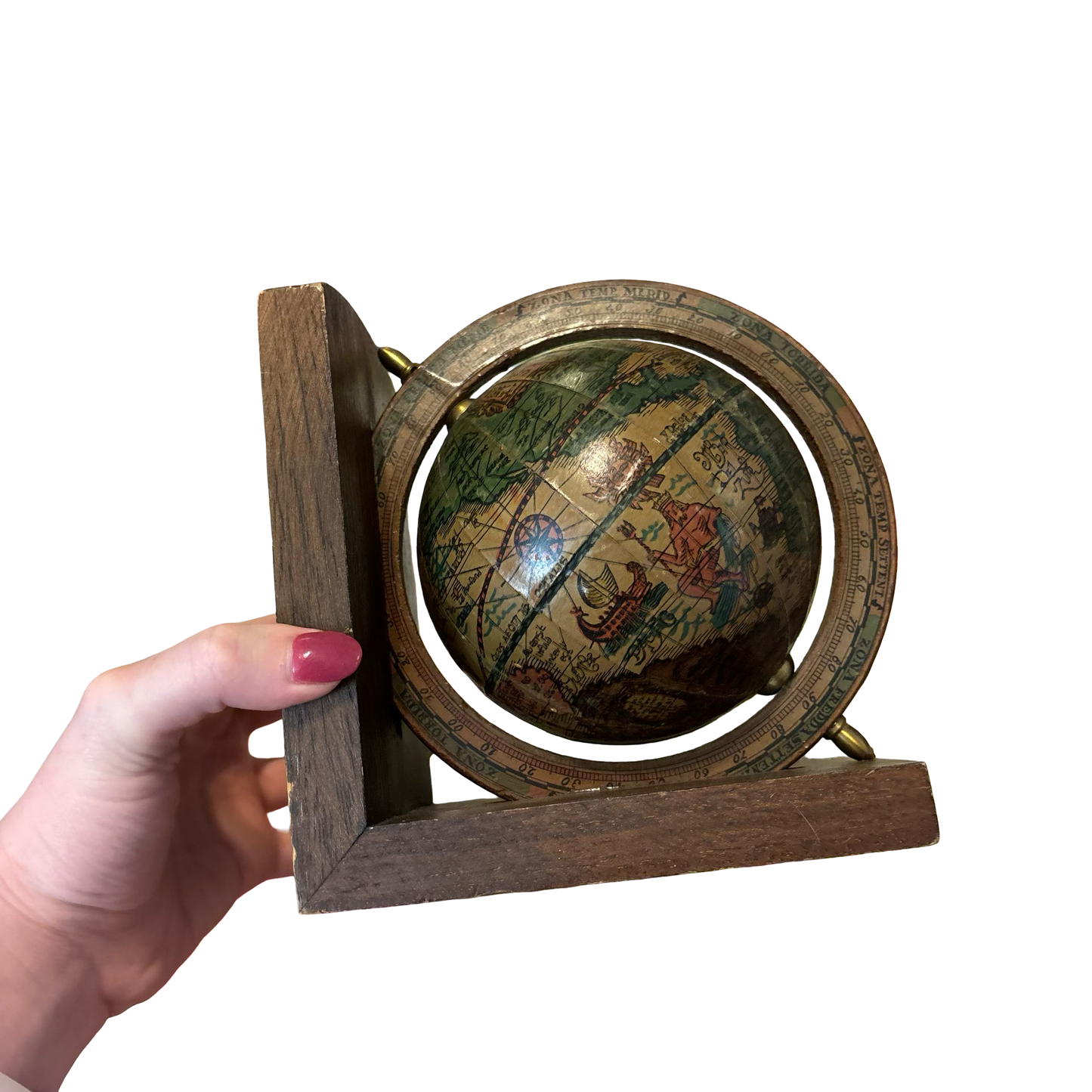 Single Globe Bookend