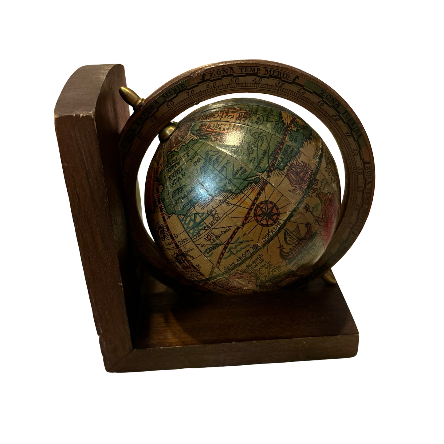 Single Globe Bookend