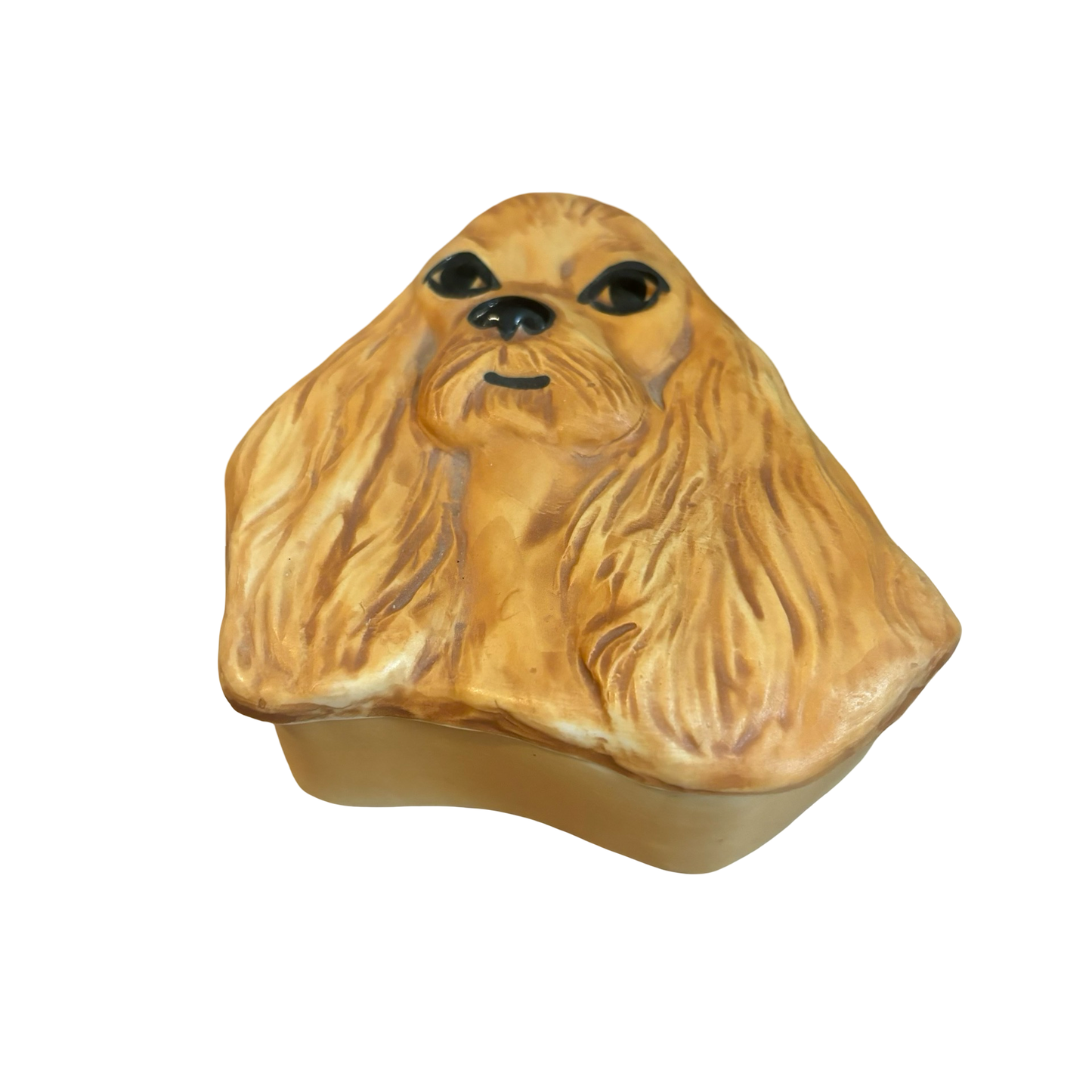 Porcelain Cocker Spaniel Dog Box