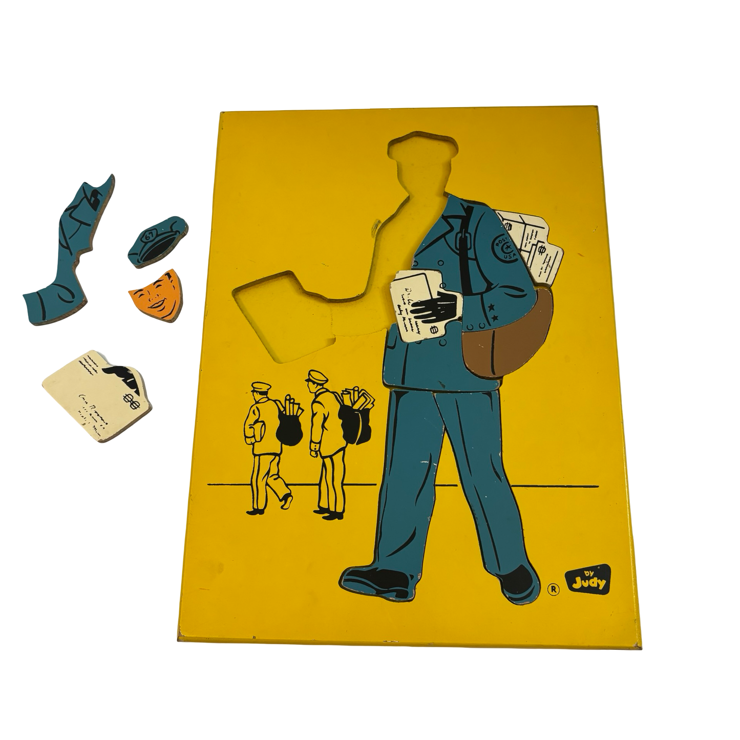 Judy Instructo Wooden Postman Puzzle