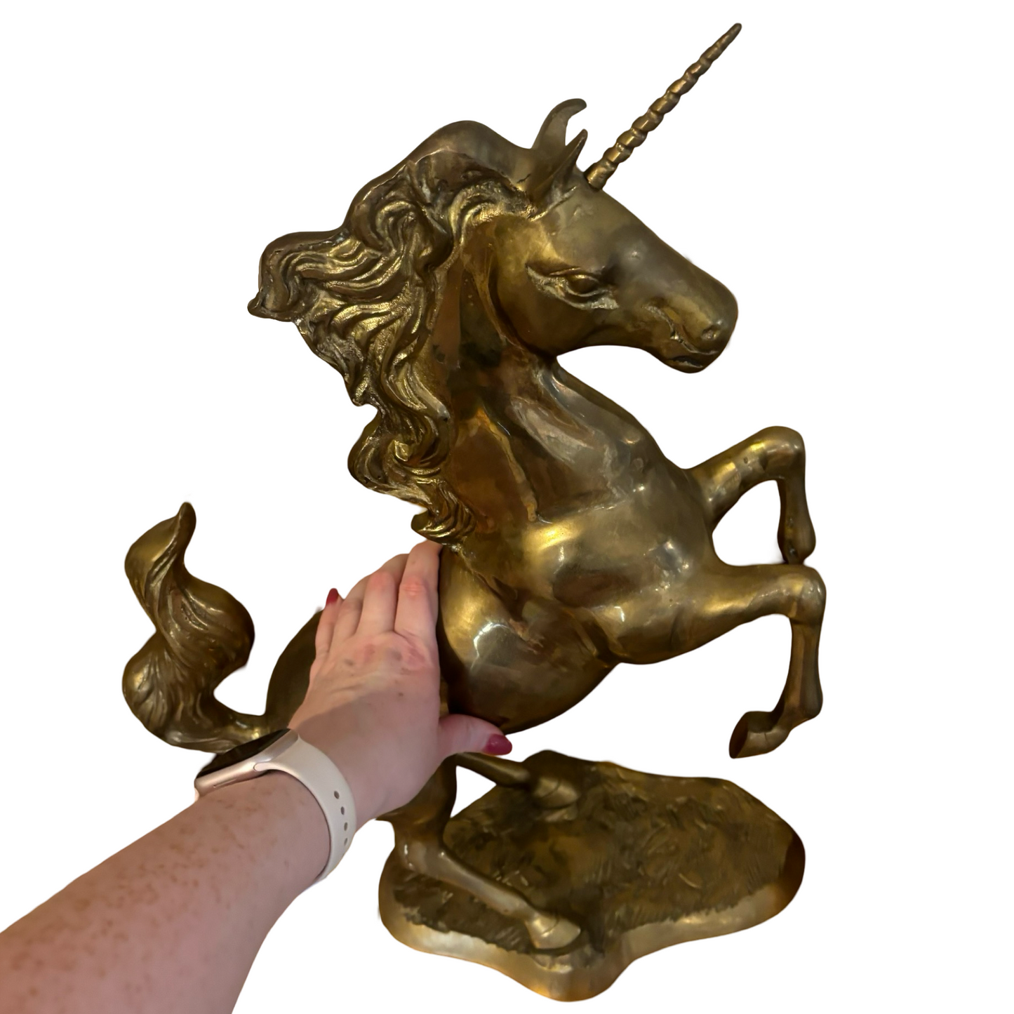 Extra Large Brass Unicorn