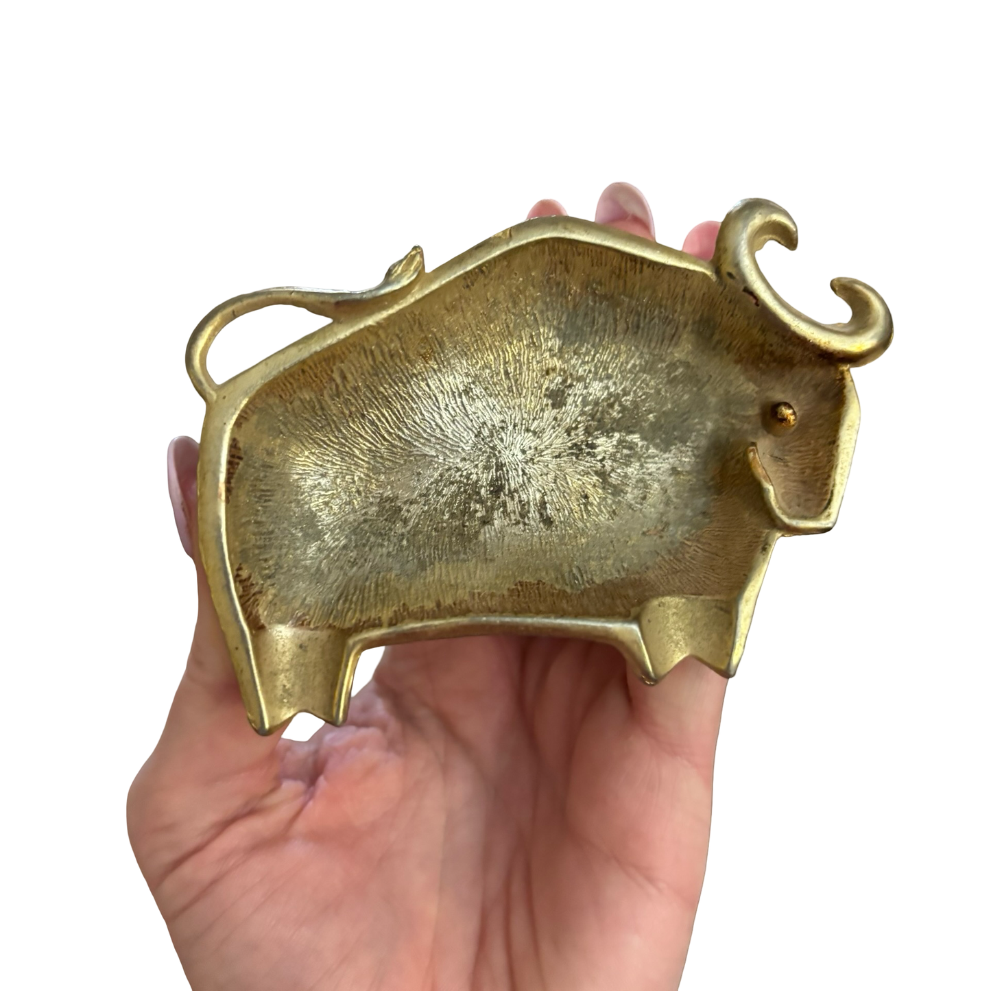 Brass Bull Ashtray