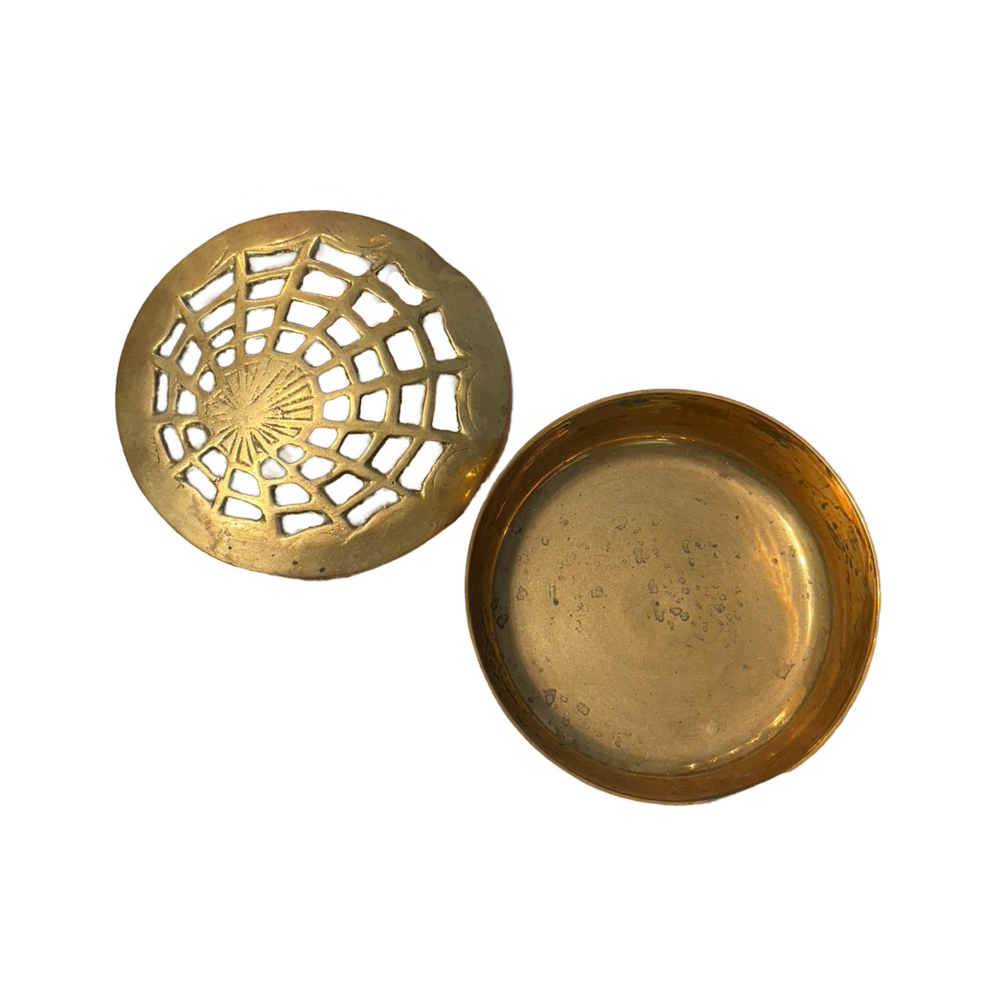 Brass Spider Web Box