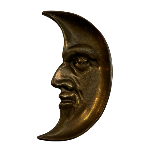 Brass Man in the Moon Dish