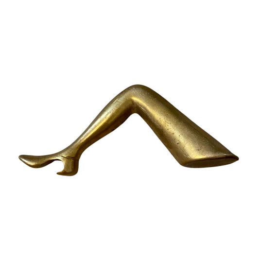 Brass Lady Leg Bottle Opener