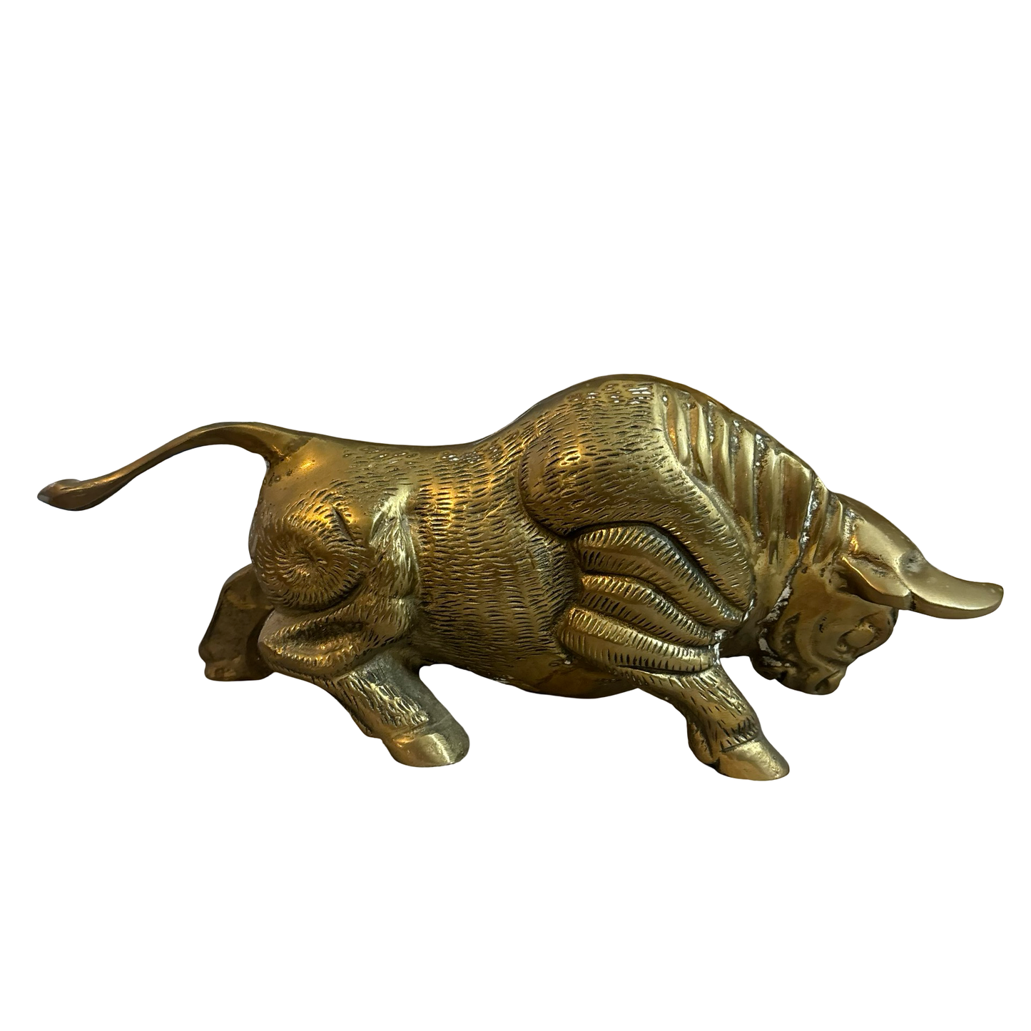 Large Brass Bull