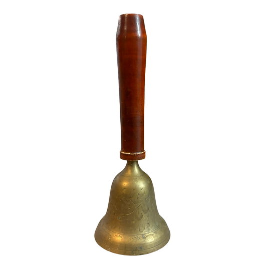 Large Wood and Brass Bell