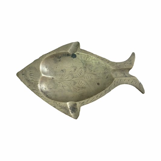 Brass Fish Ashtray