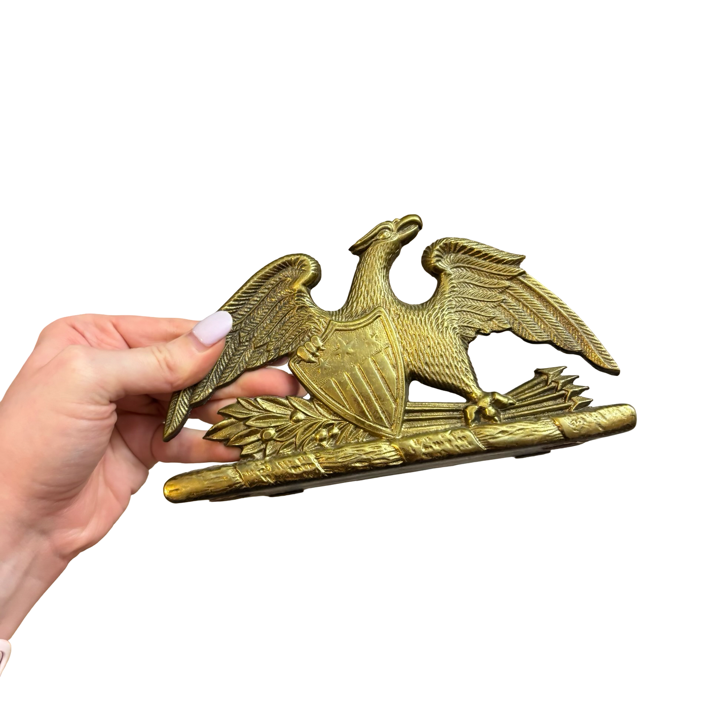 Brass Eagle Bookends by Virginia Metalcrafters