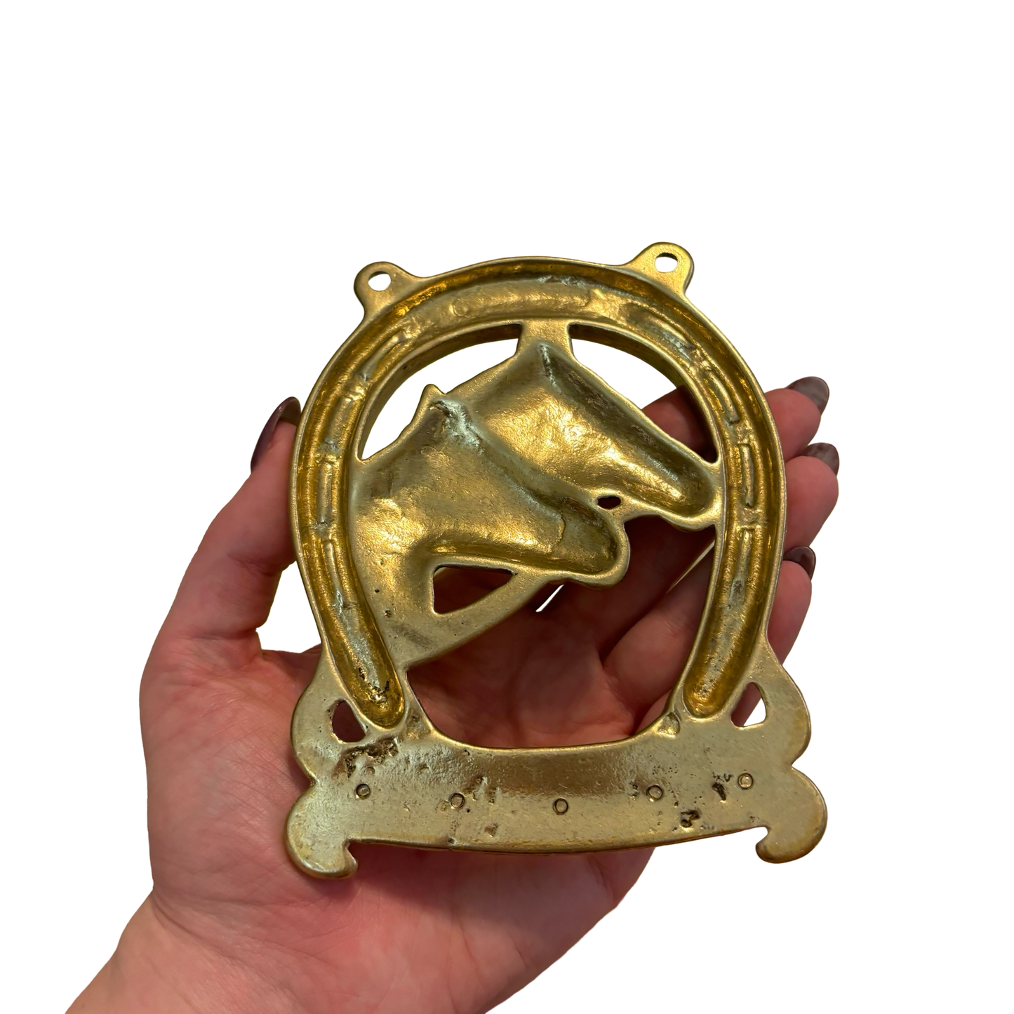 Peerage Brass Horse Wall Hook