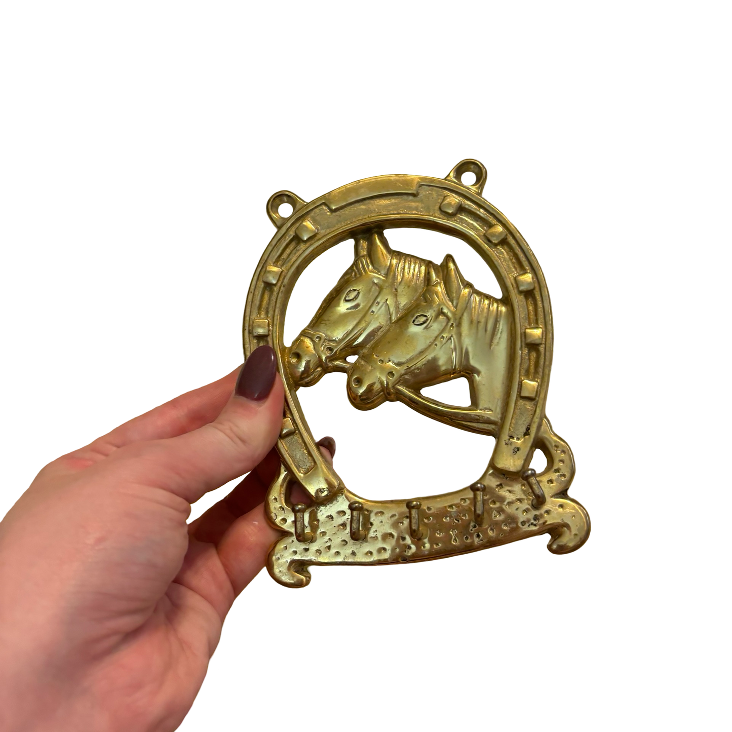 Peerage Brass Horse Wall Hook