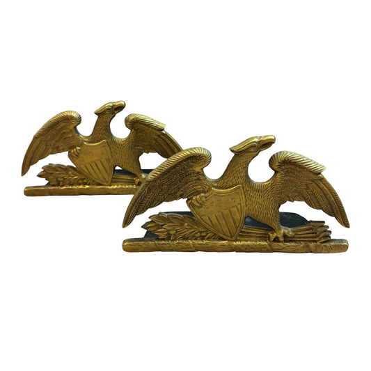 Brass Eagle Bookends by Virginia Metalcrafters