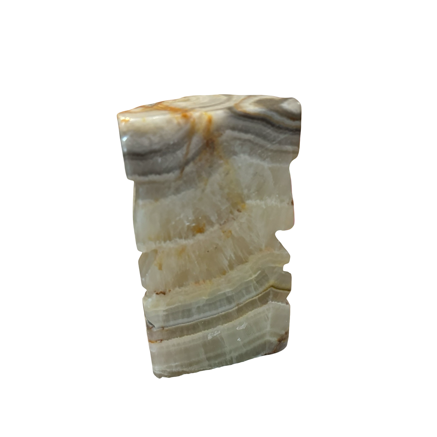 Alabaster Aztec Single Bookend