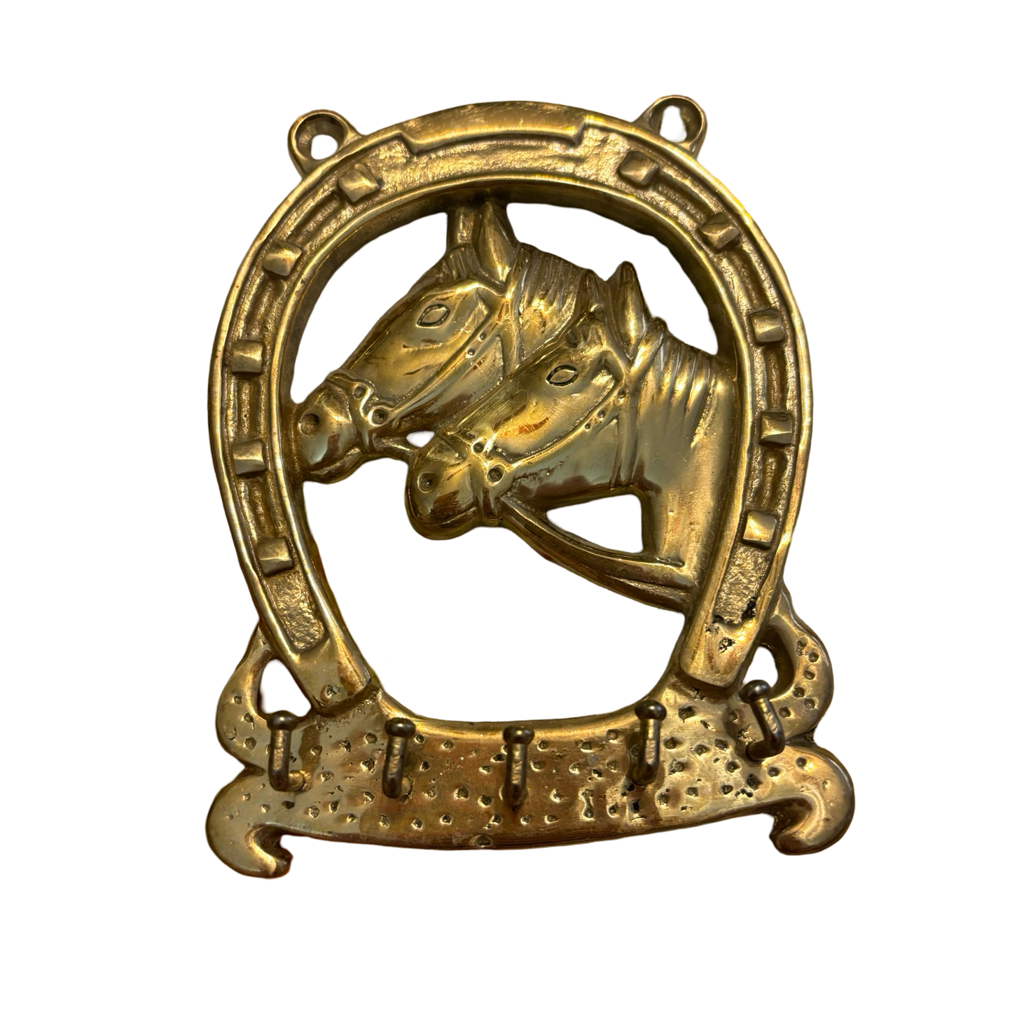 Peerage Brass Horse Wall Hook