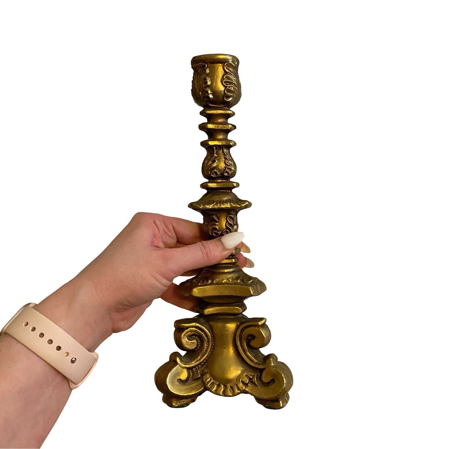 Gilt Antique Candlestick