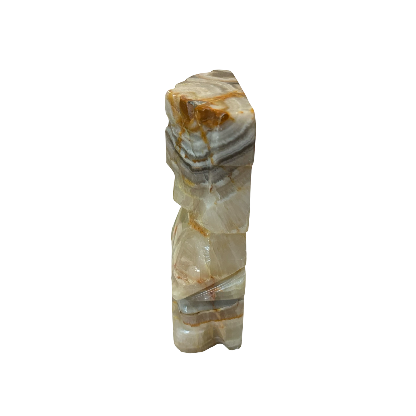 Alabaster Aztec Single Bookend