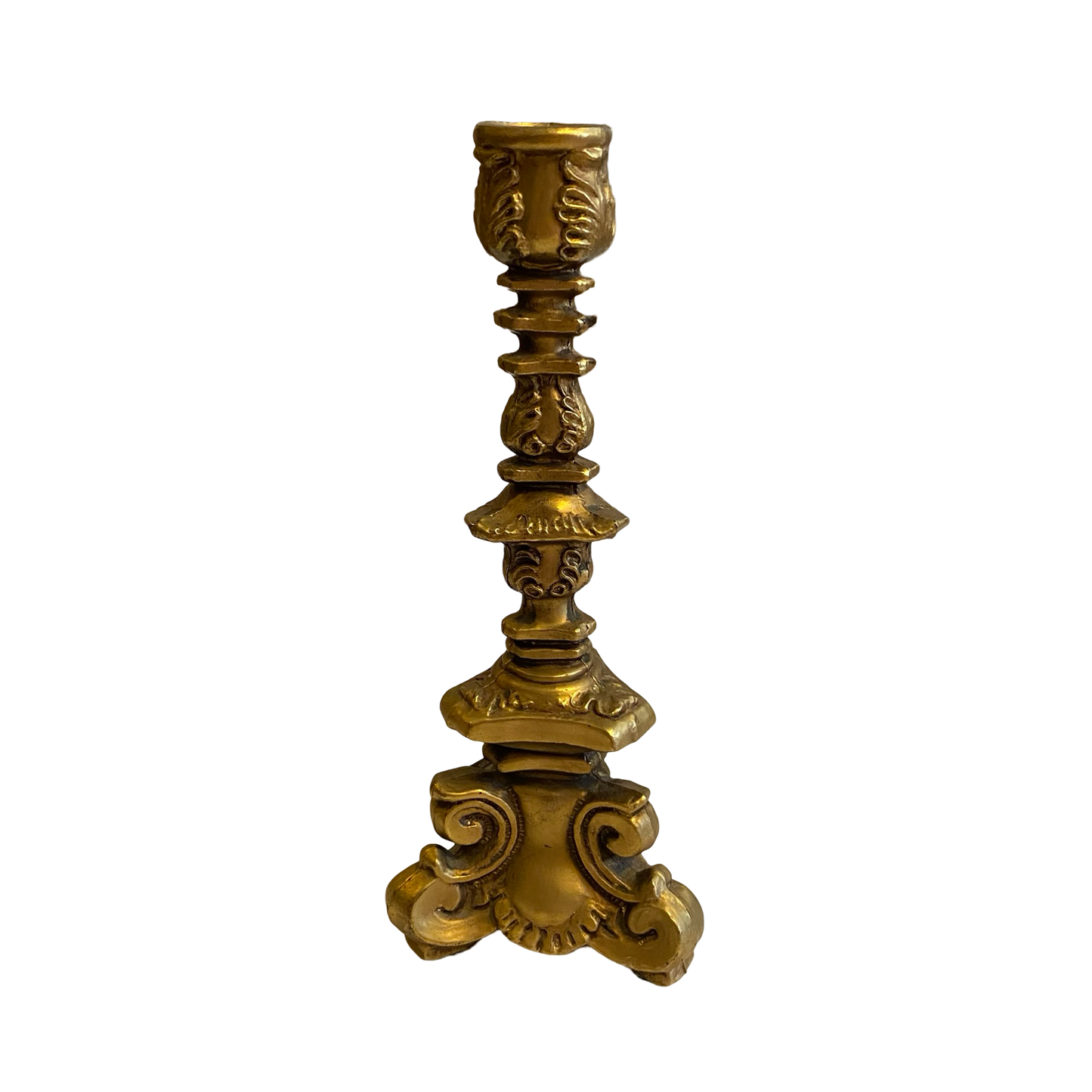 Gilt Antique Candlestick