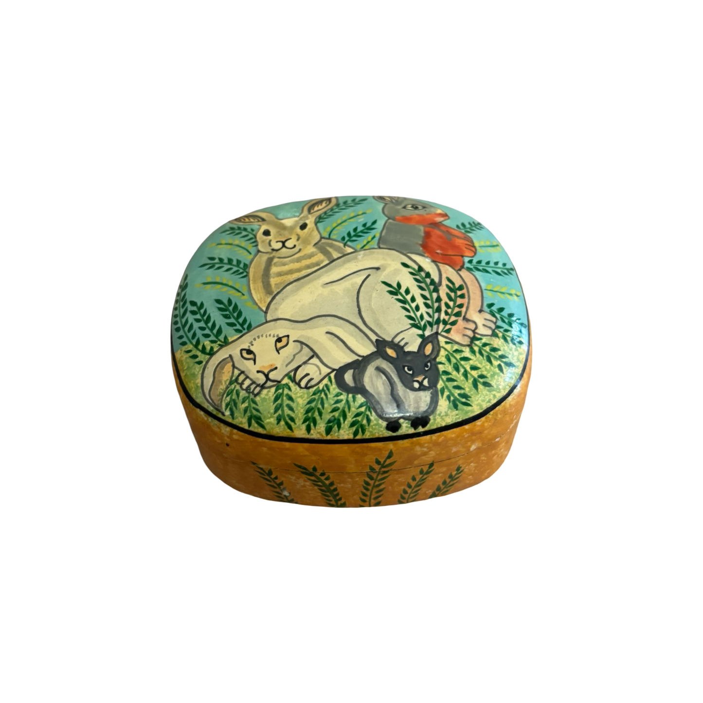 Black Lacquer Bunny Box