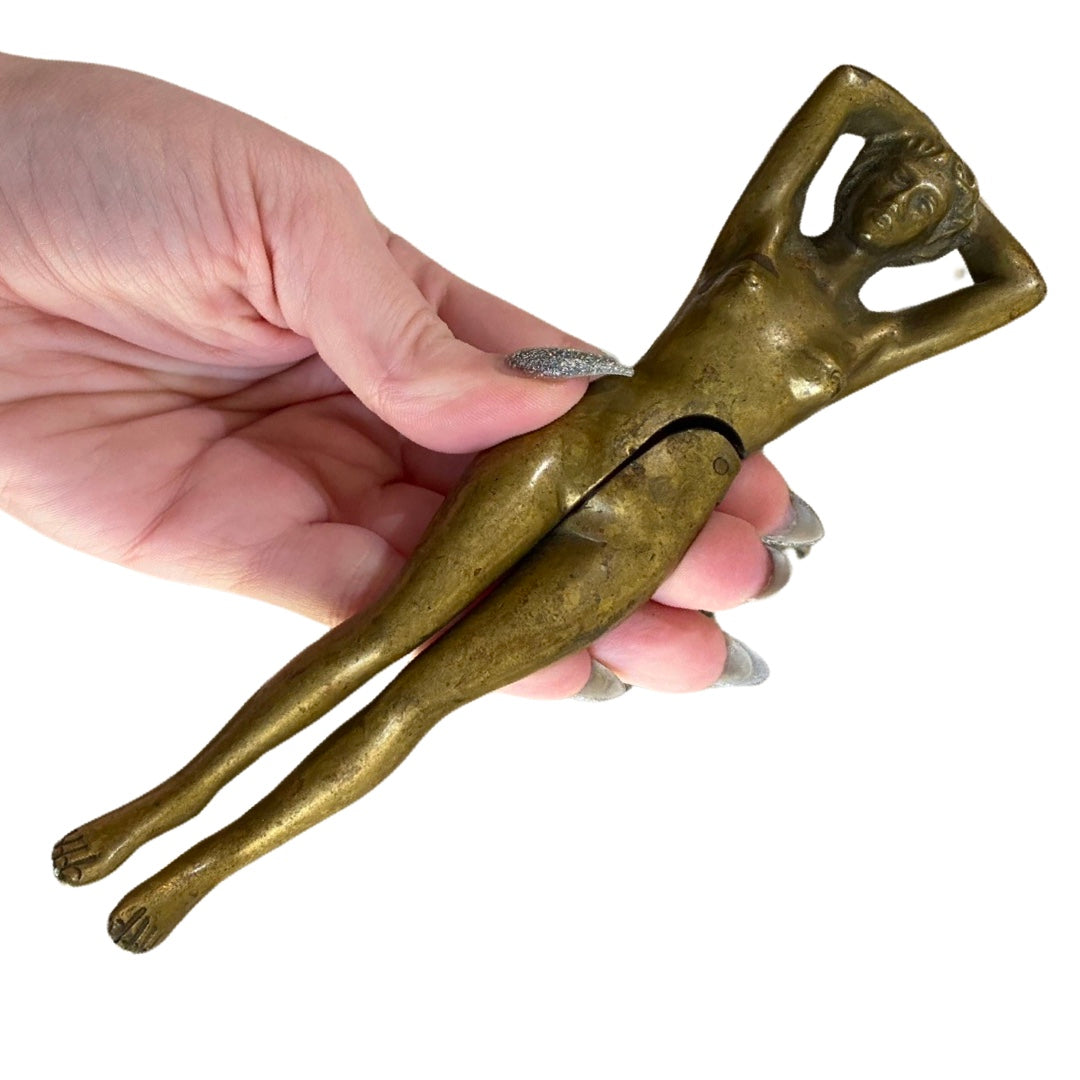 Brass Woman Nude Nutcracker – Brass Bluebonnet Vintage