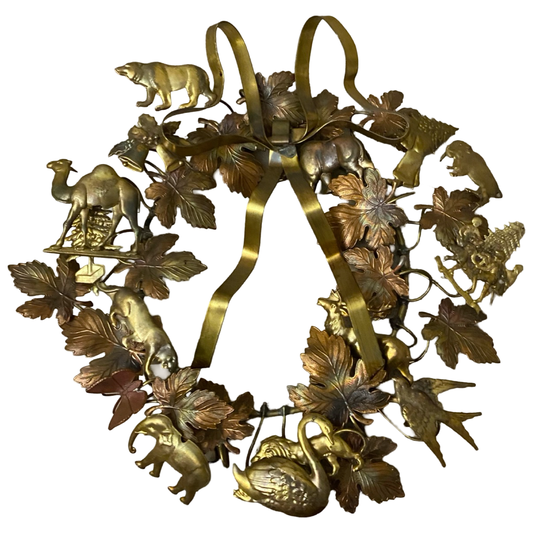 Brass Dresden Wreath