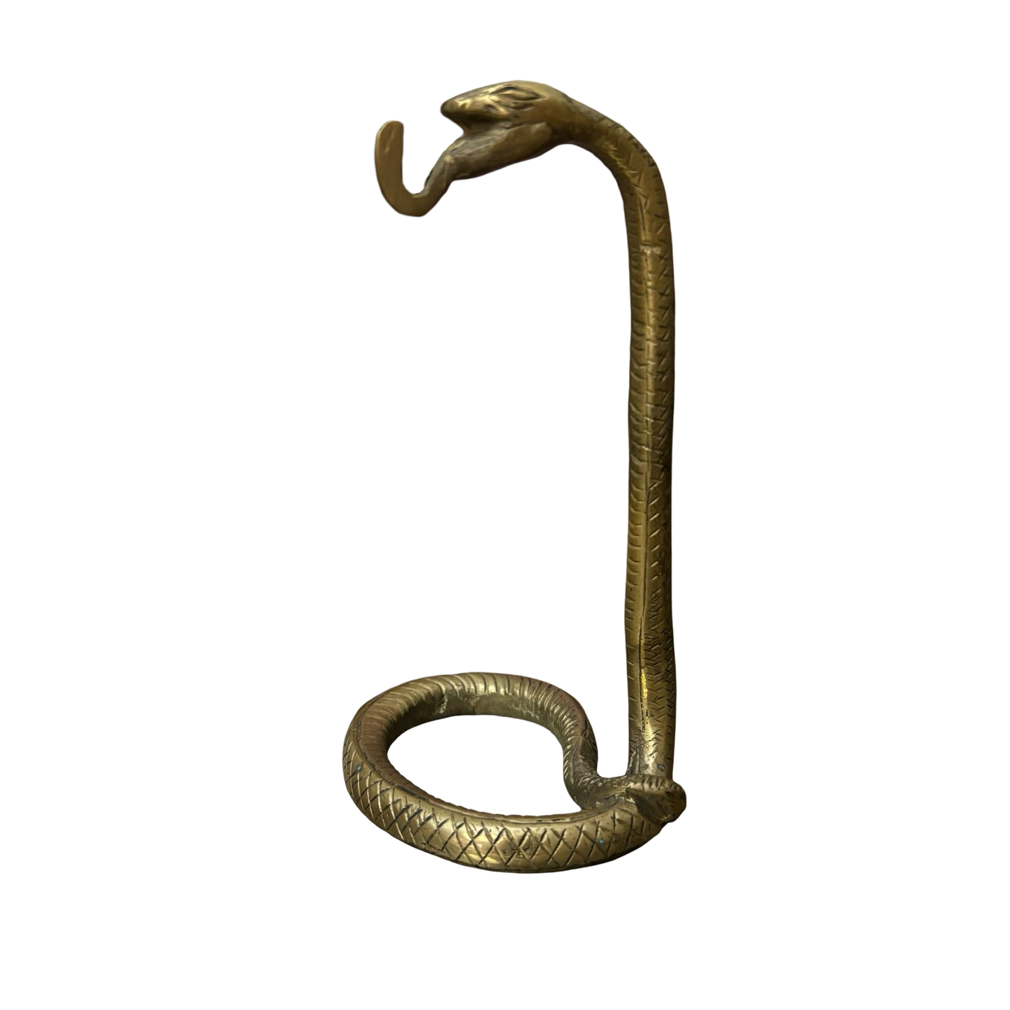 Brass Snake Hook Stand