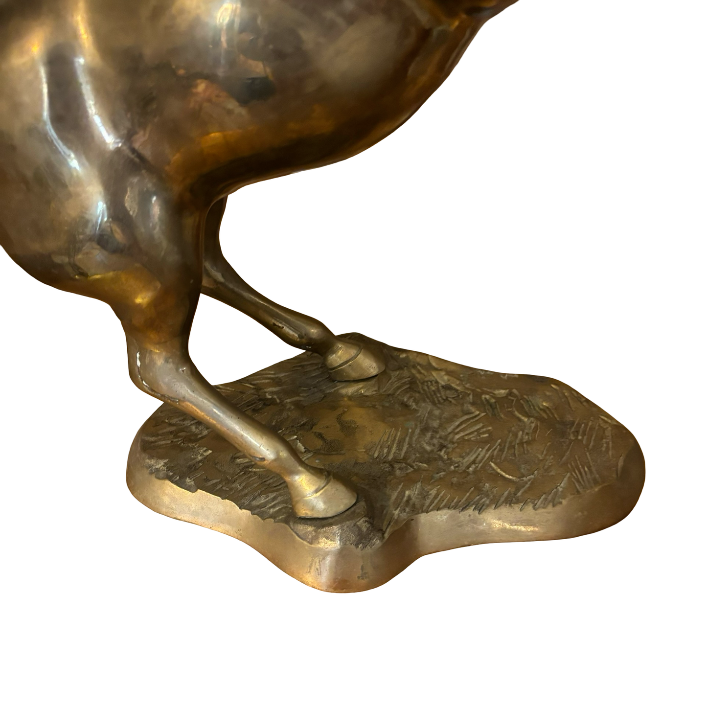 Extra Large Brass Unicorn