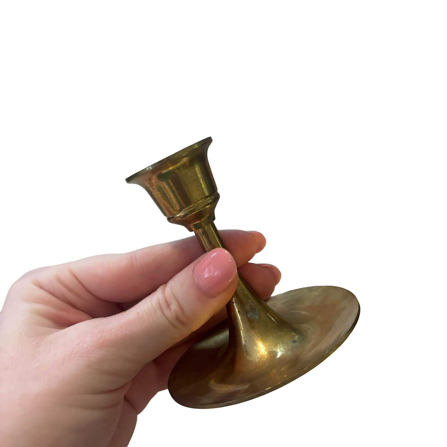 Brass Graduated Candle Set of 7