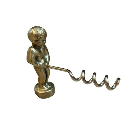 Brass Naughty Boy Corkscrew