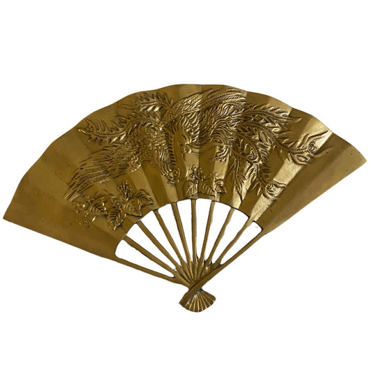 Brass Dragon Wall Fan