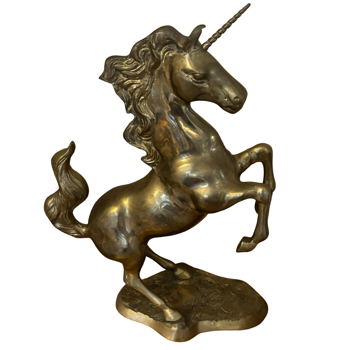 Extra Large Brass Unicorn