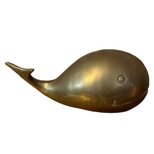 Large Brass Whale