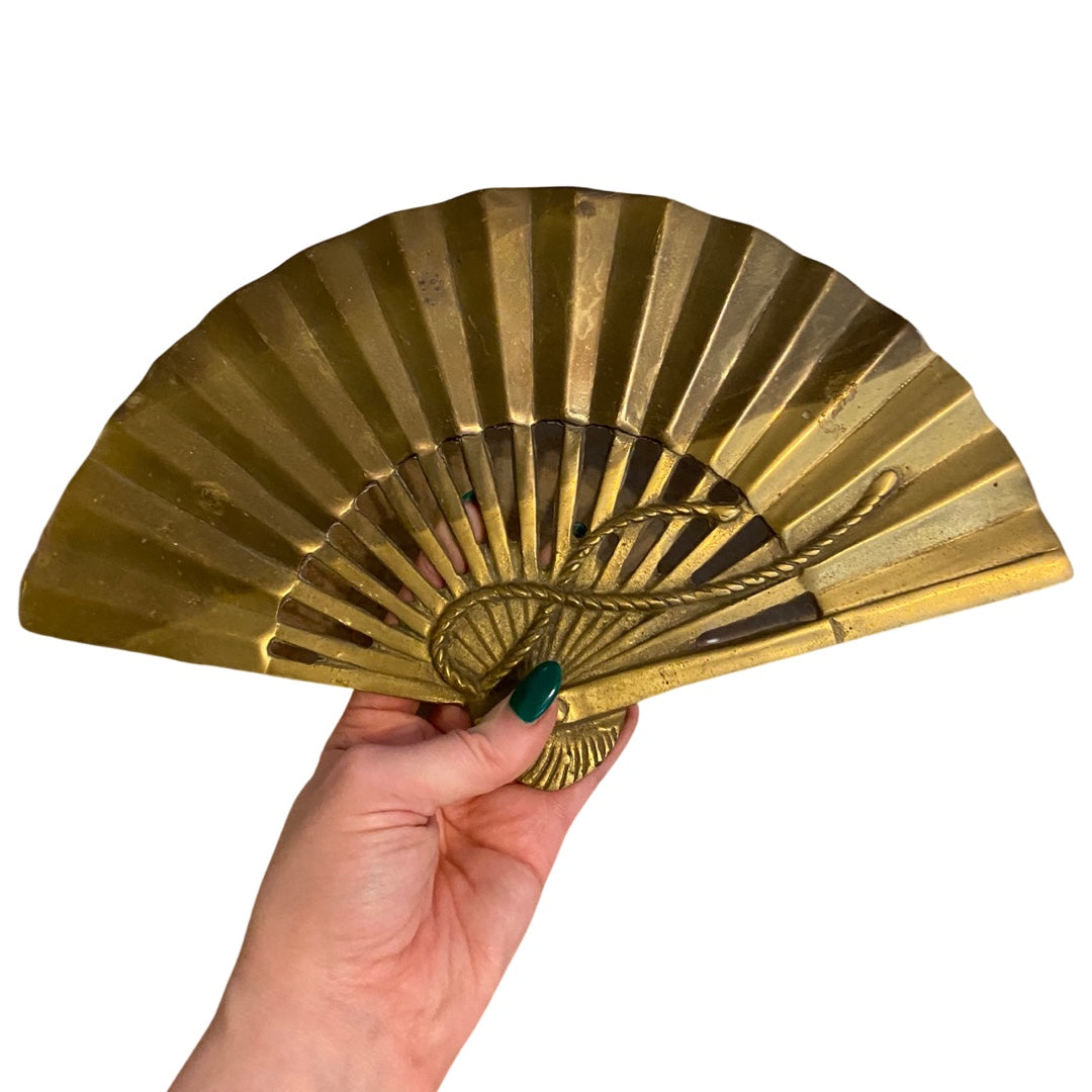 Brass Fan Wall Hanging