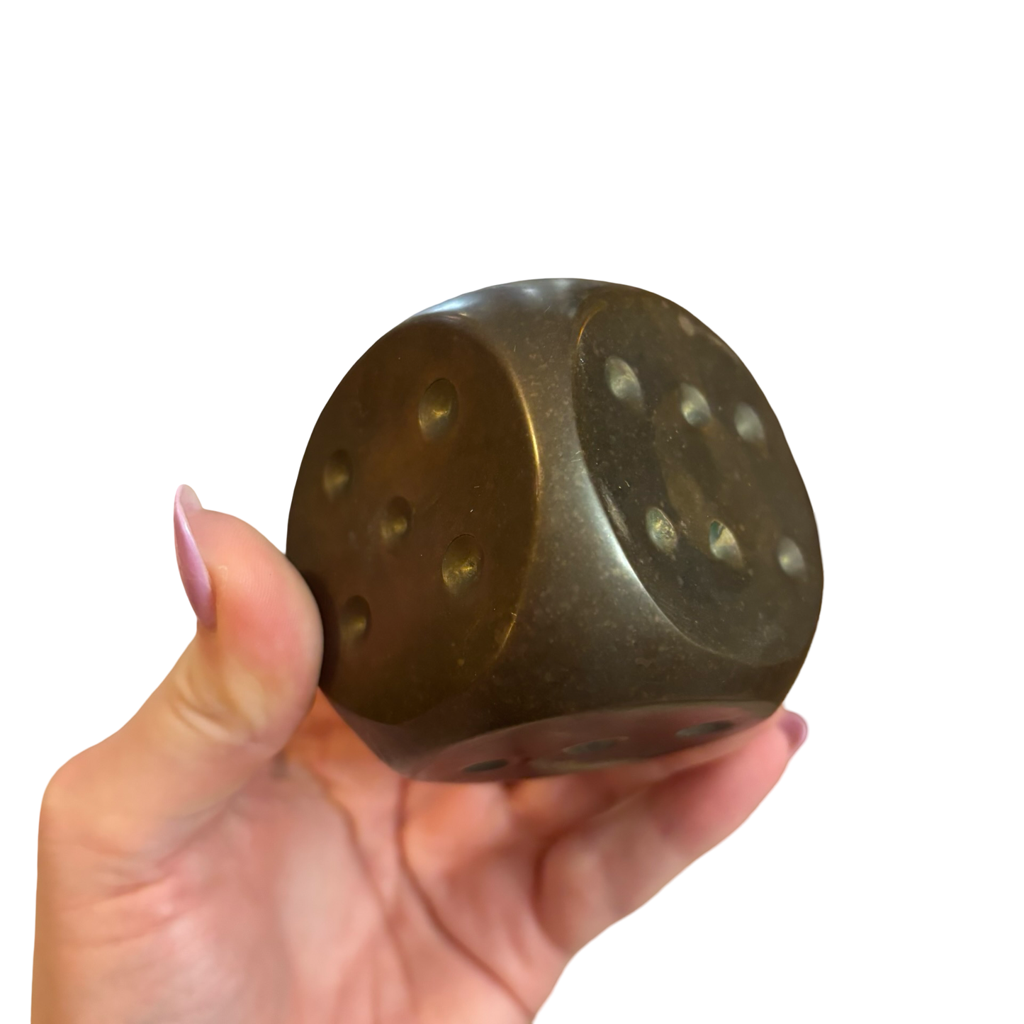 Large Brass Dice