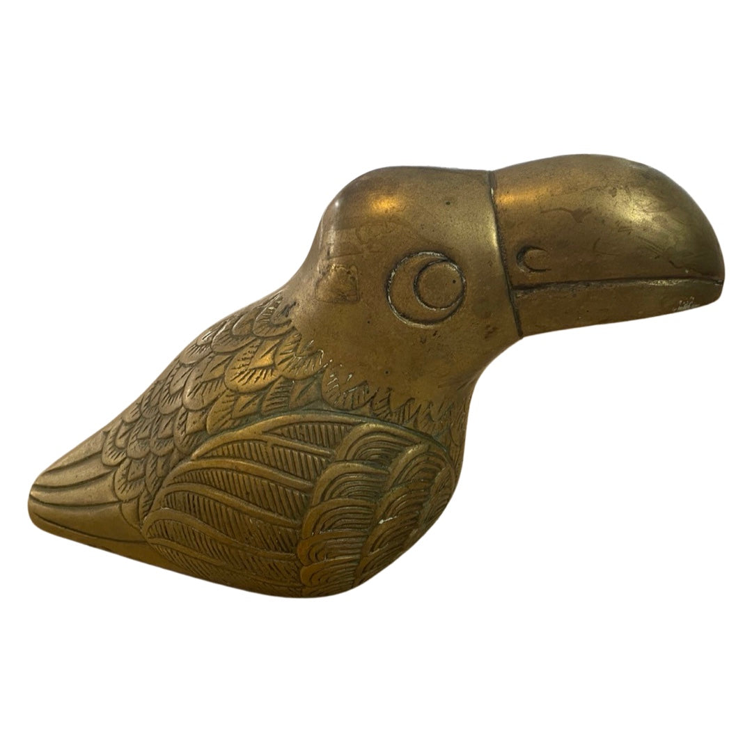 Large Brass Toucan