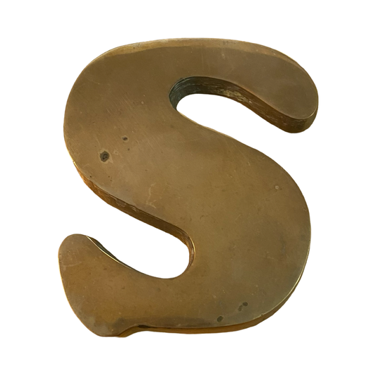 Letter S Paperweight