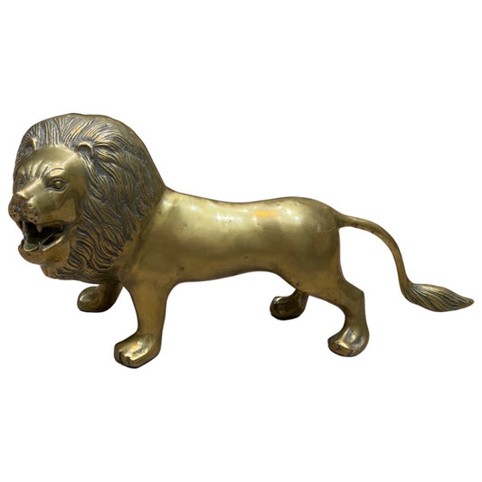 Large Brass Lion