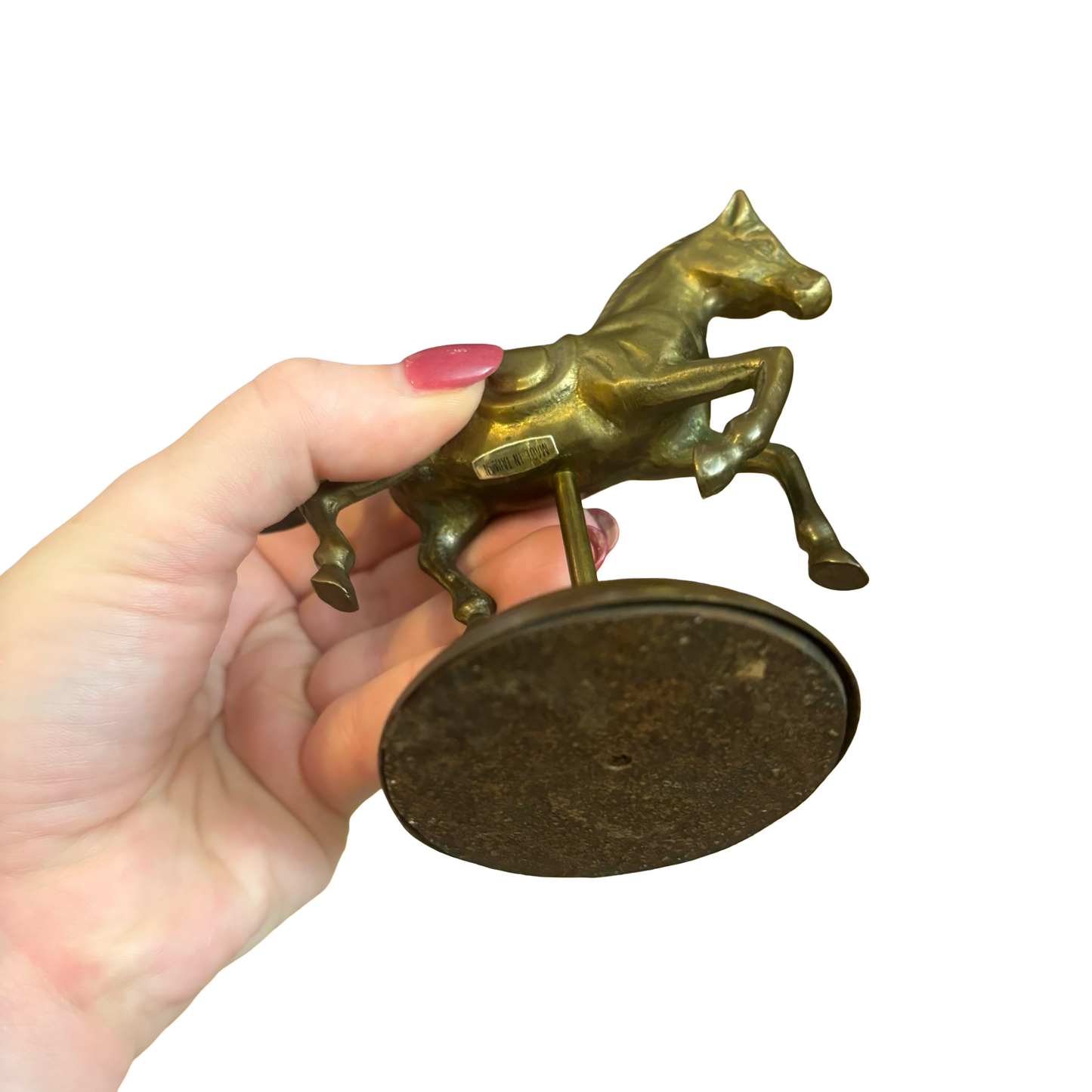 Brass Carousel Horse