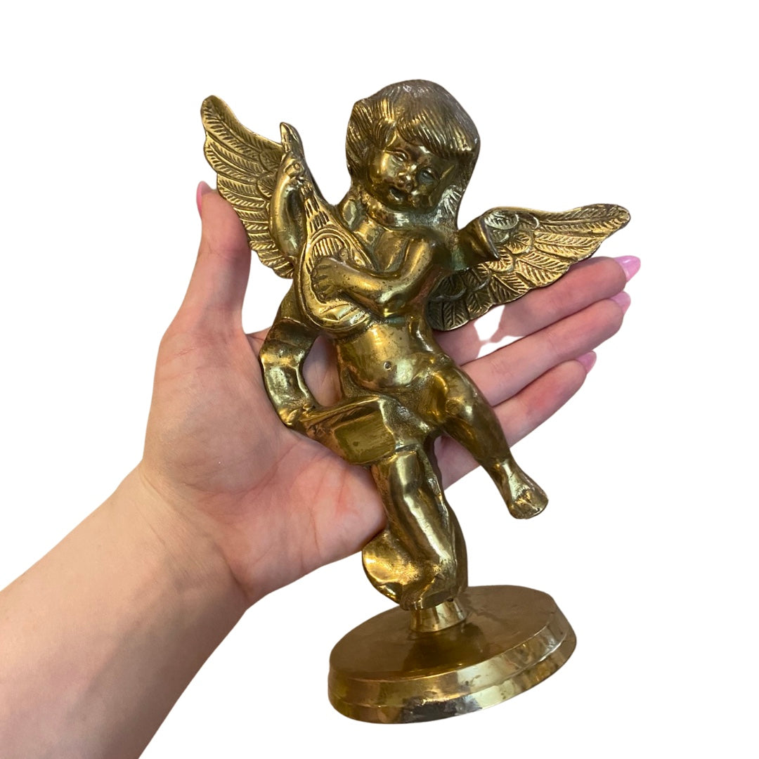 Brass Cherub Angel