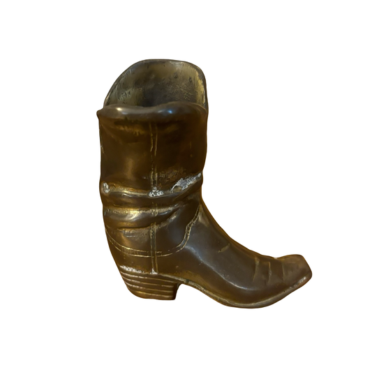 Brass Cowboy Boot