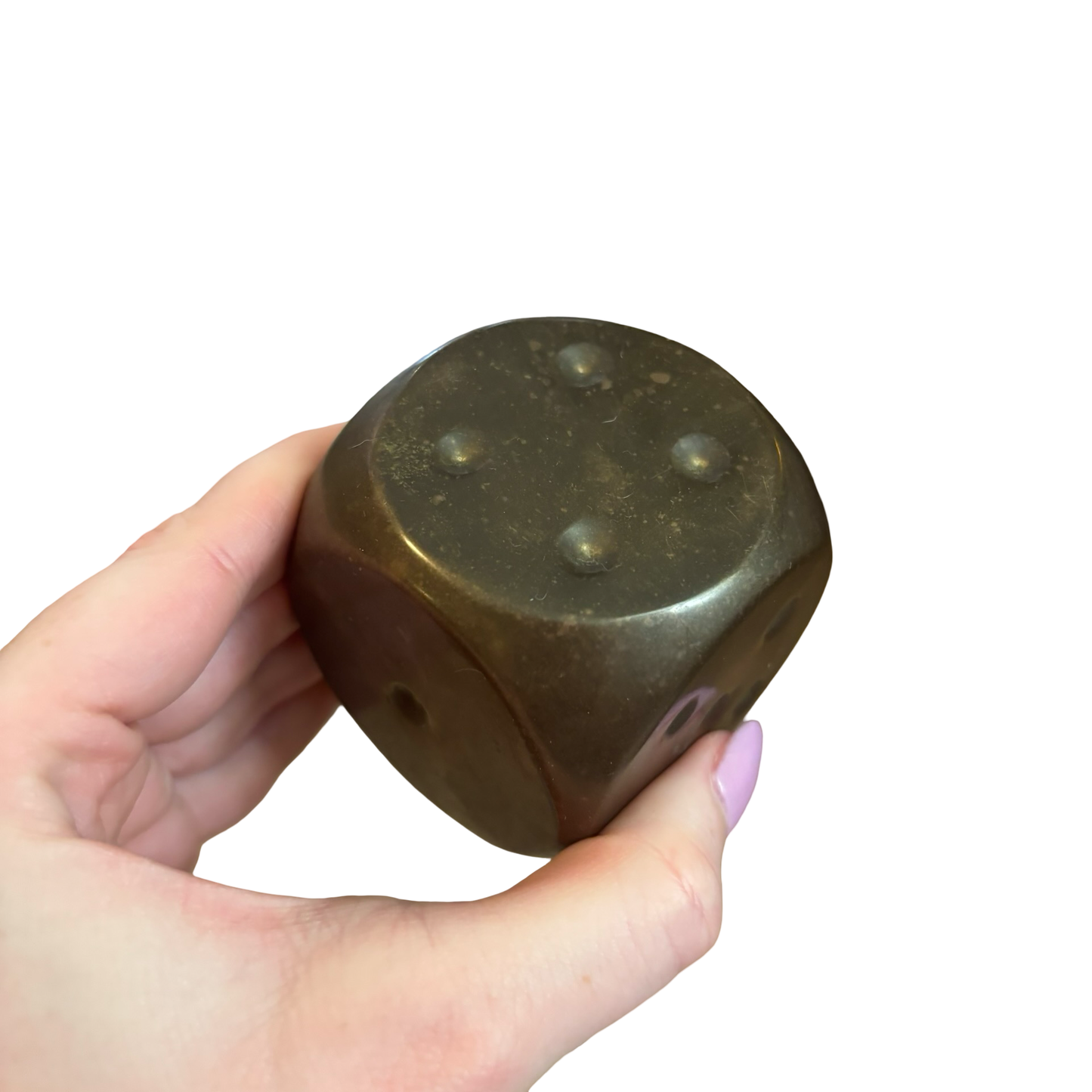 Large Brass Dice