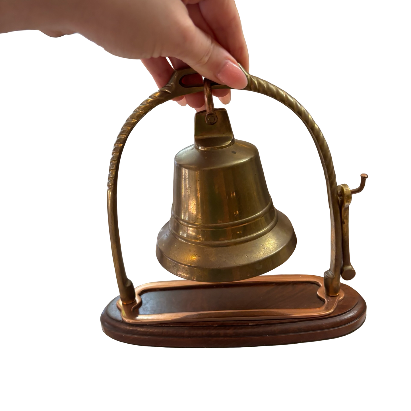 Brass Mounted Bell with Mallet