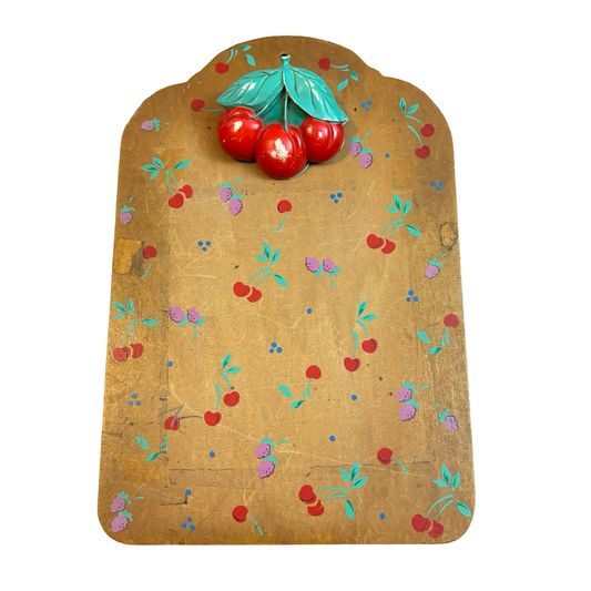 Wooden Cherry Clip Board