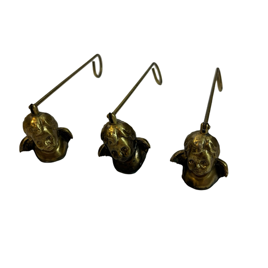 Brass Cherub Candle Snuffer